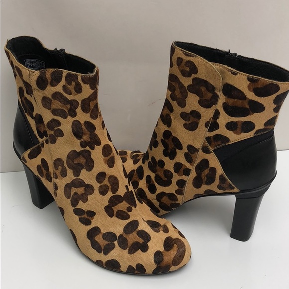 Tsubo women’s Boots Cheetah Leather 7.5 New - Picture 5 of 8